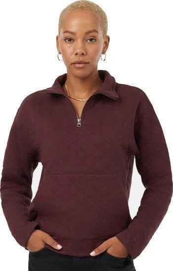 1/4 Zip Quilted Fleece - Womens - Image 2