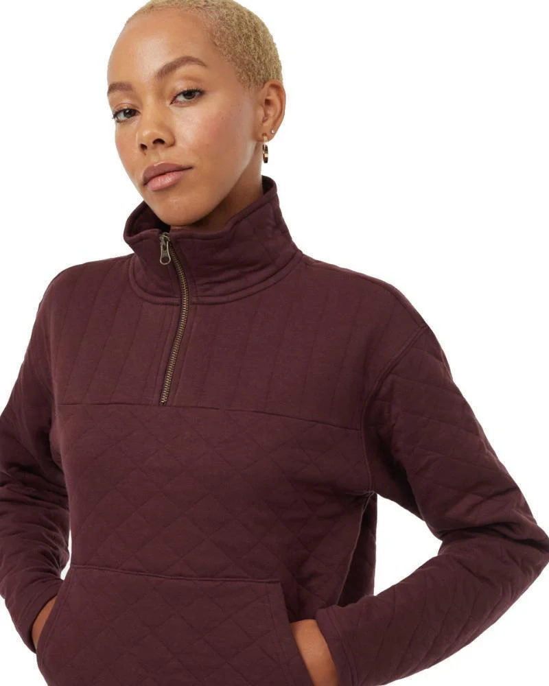 1/4 Zip Quilted Fleece - Womens - Image 3