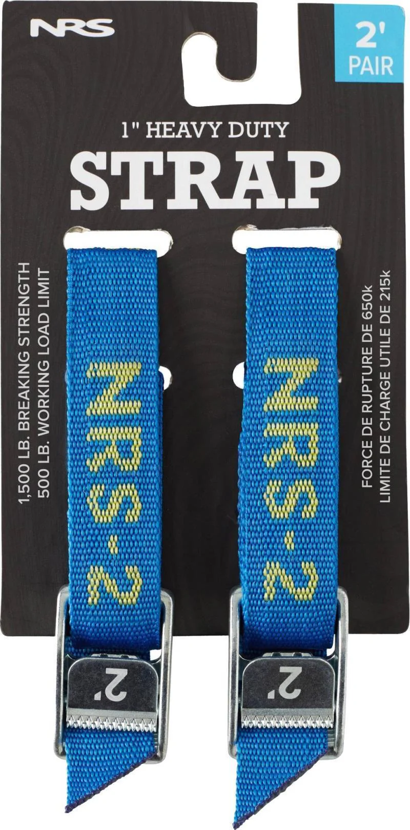 1" HD Tie-Down Straps, 2` - Pair - Image 3