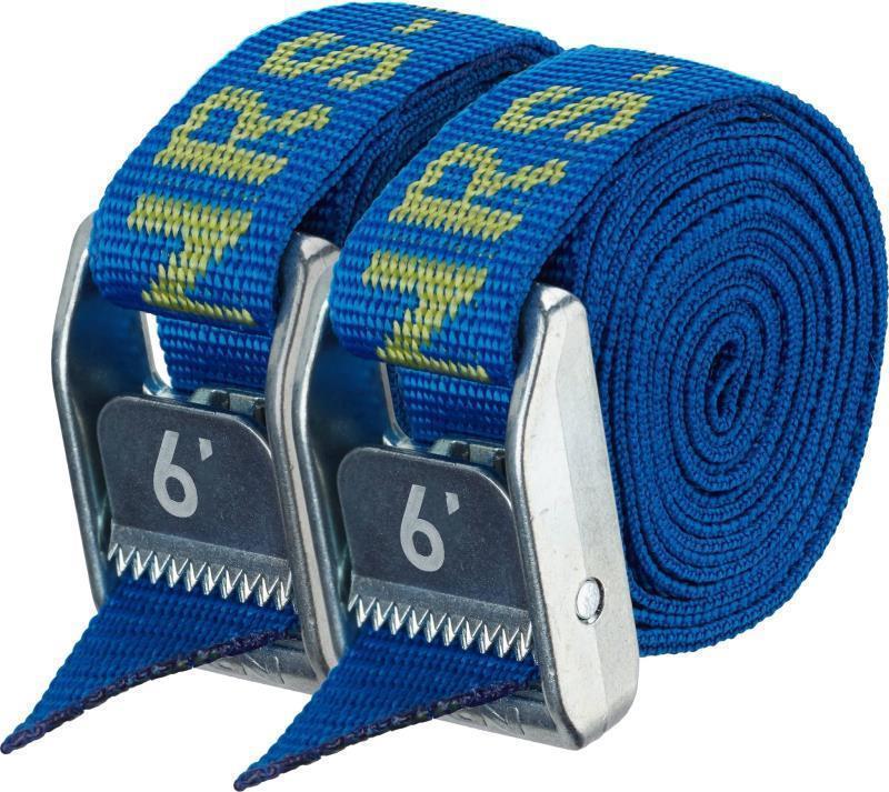 1" HD Tie-Down Straps, 6` - Pair - Image 2