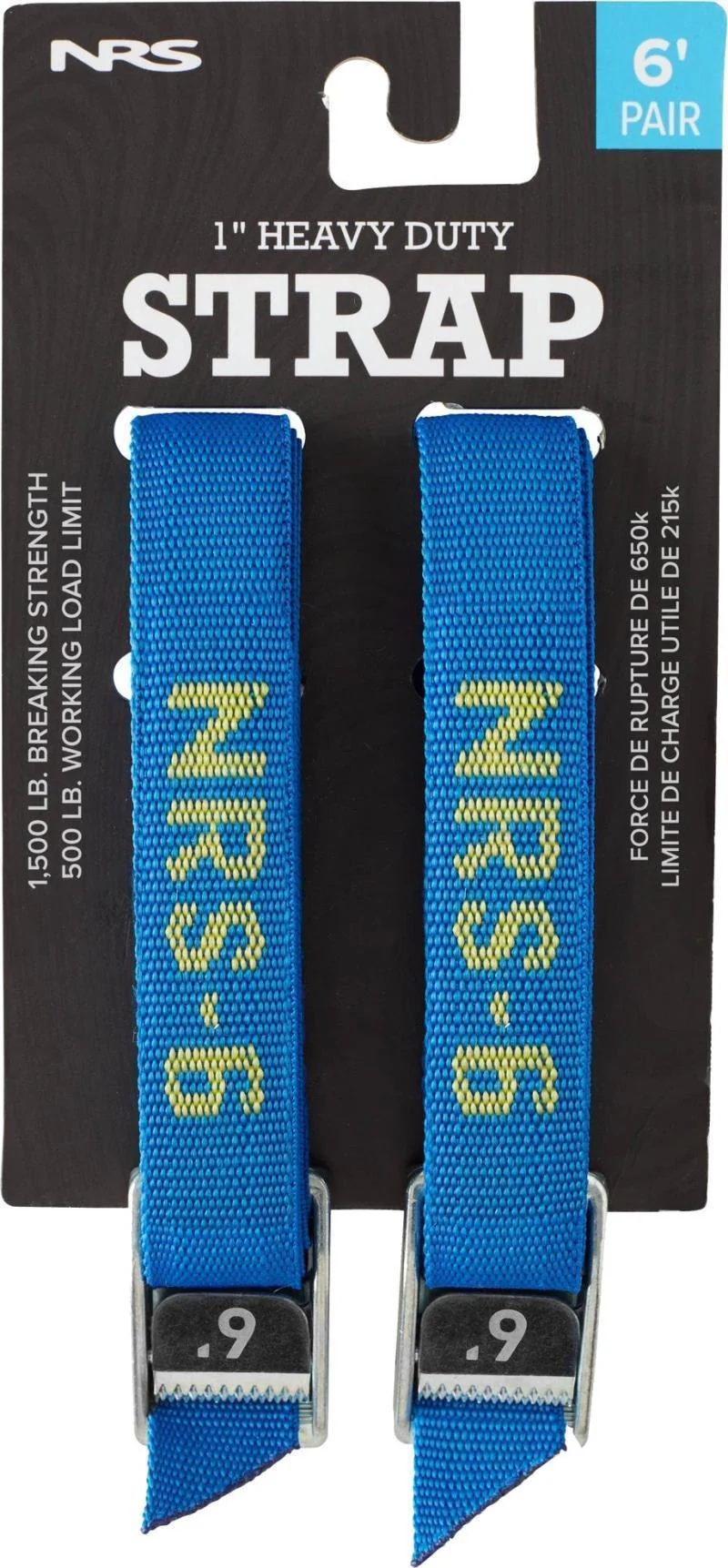 1" HD Tie-Down Straps, 6` - Pair - Image 3