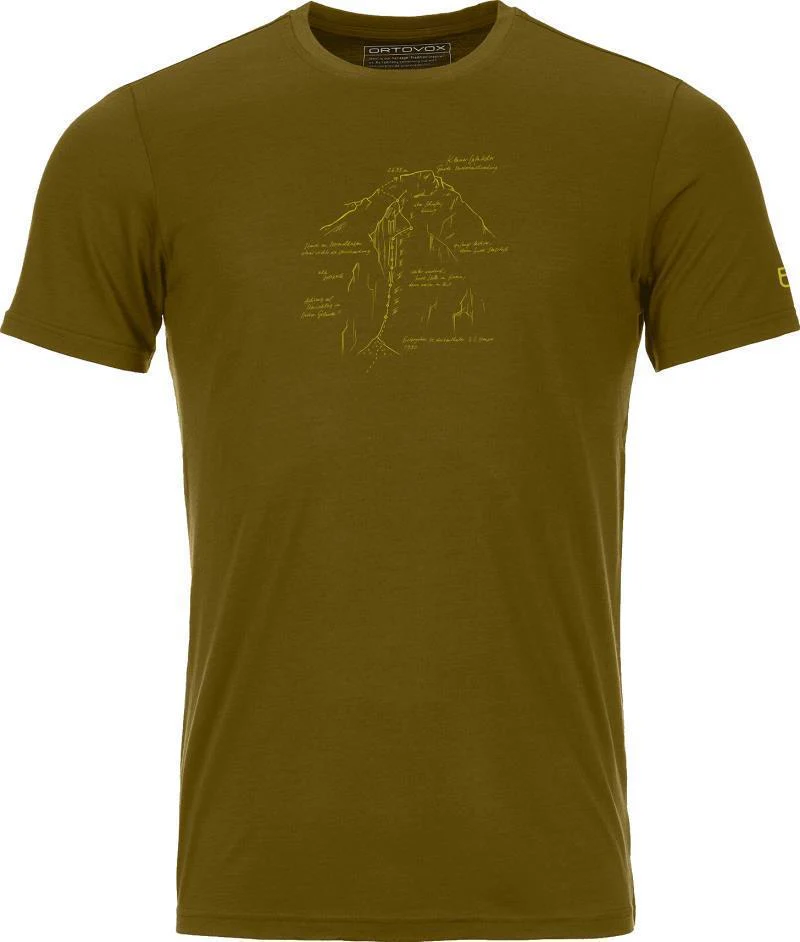 120 Tec Lafatscher Topo T-Shirt - Mens