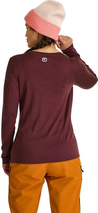 185 Merino Brand Outline LS - Womens - Image 4
