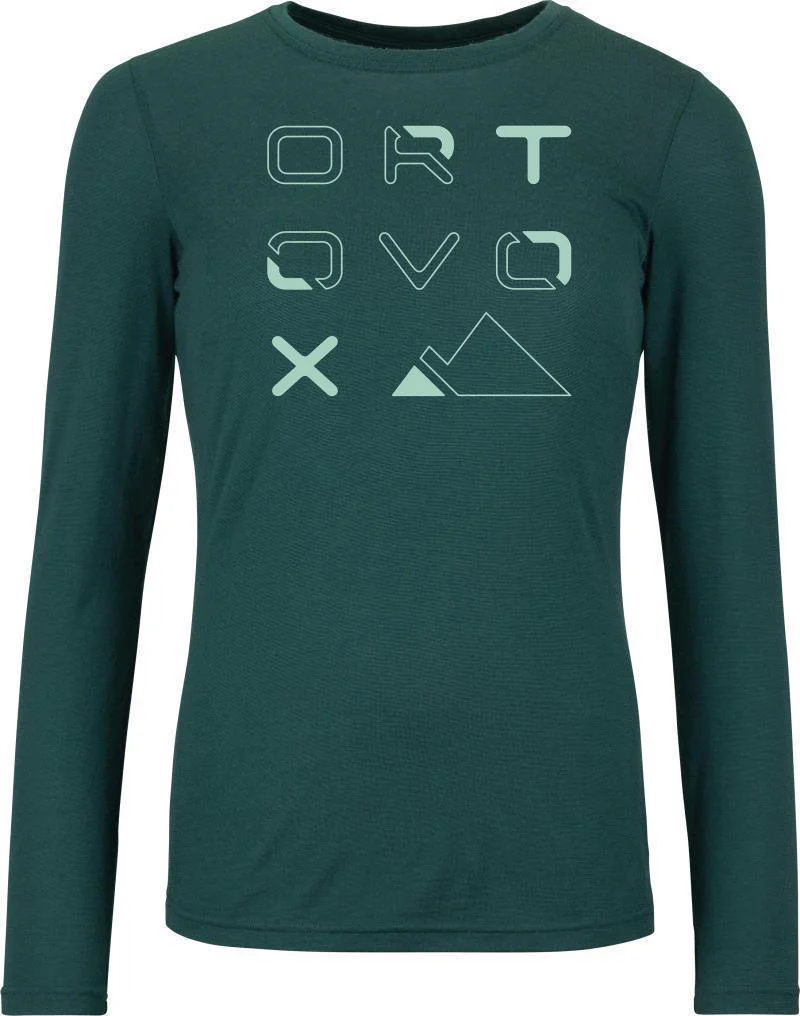 185 Merino Brand Outline LS - Womens - Image 5