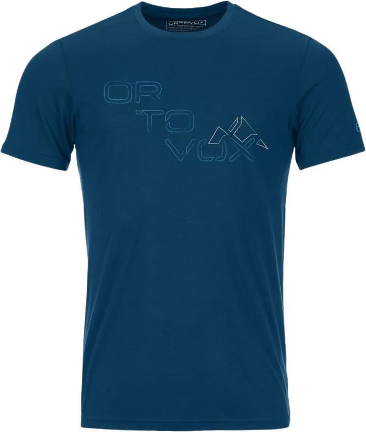 185 Merino Tangram Logo T-Shirt - Mens - Image 4