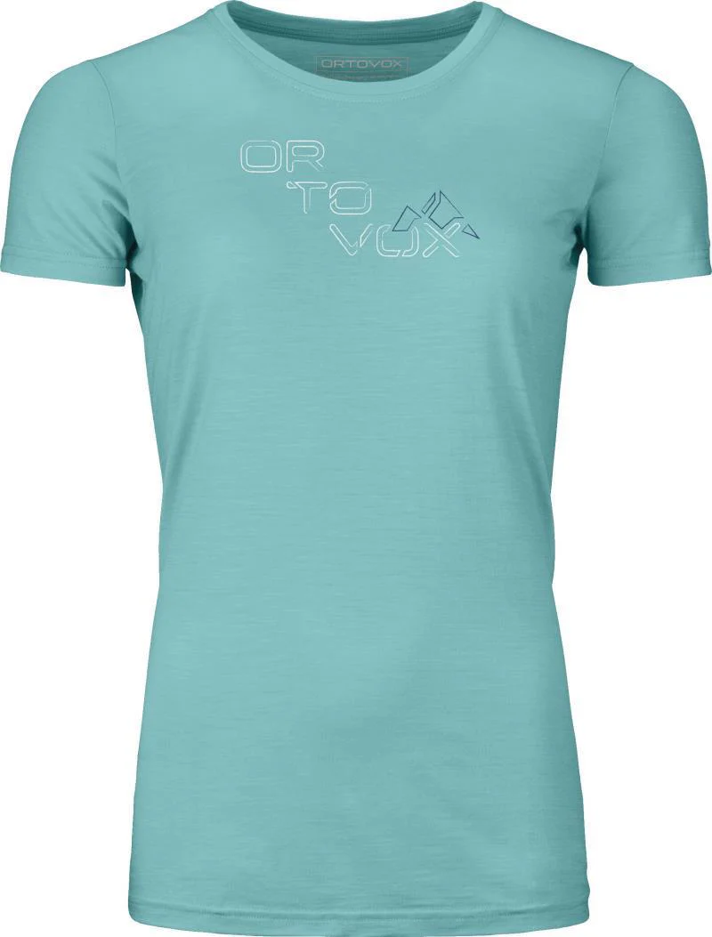 185 Merino Tangram Logo T-Shirt - Womens - Image 4