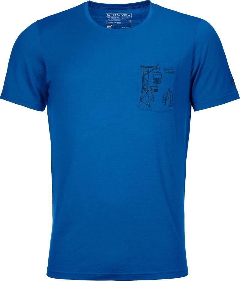 185 Merino Way To Powder T-Shirt - Mens - Image 2
