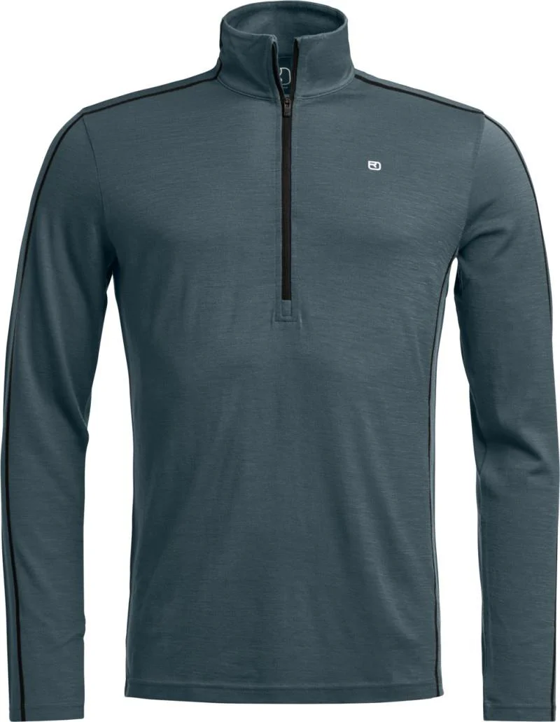 185 Rock`N`Wool Zip Neck - Mens - Image 3