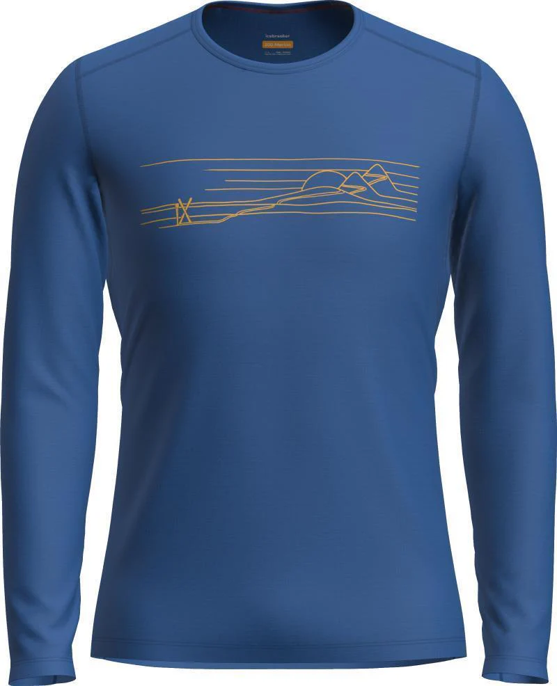 200 Oasis LS Crewe - Ski Stripes - Mens - Image 2