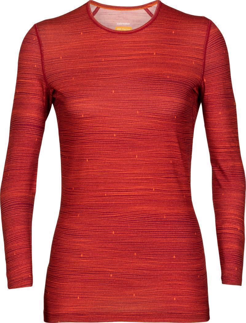 200 Oasis LS Crewe - Ski Tracks - Womens - Image 2