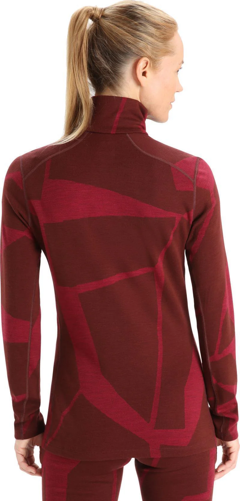 250 Vertex LS Half Zip - Fractured Landscapes - Womens - Image 8