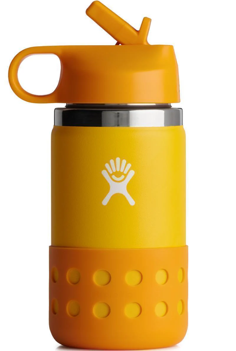 354ml / 12oz Wide Mouth w/ Straw Lid & Boot - Kids - Image 11