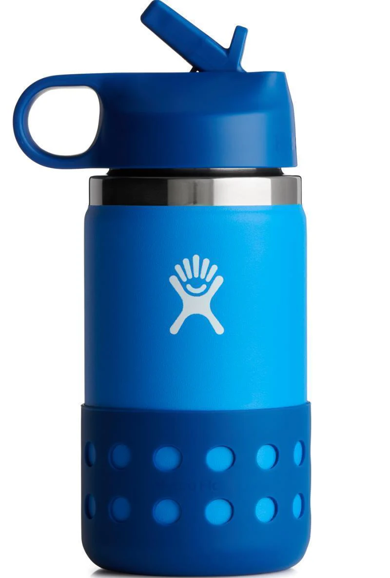 354ml / 12oz Wide Mouth w/ Straw Lid & Boot - Kids - Image 12