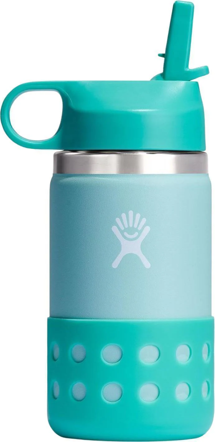 354ml / 12oz Wide Mouth w/ Straw Lid & Boot - Kids - Image 15