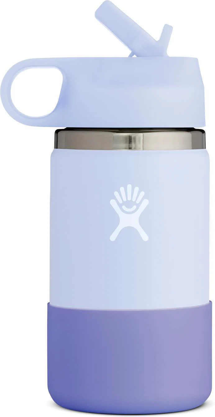 354ml / 12oz Wide Mouth w/ Straw Lid & Boot - Kids - Image 2