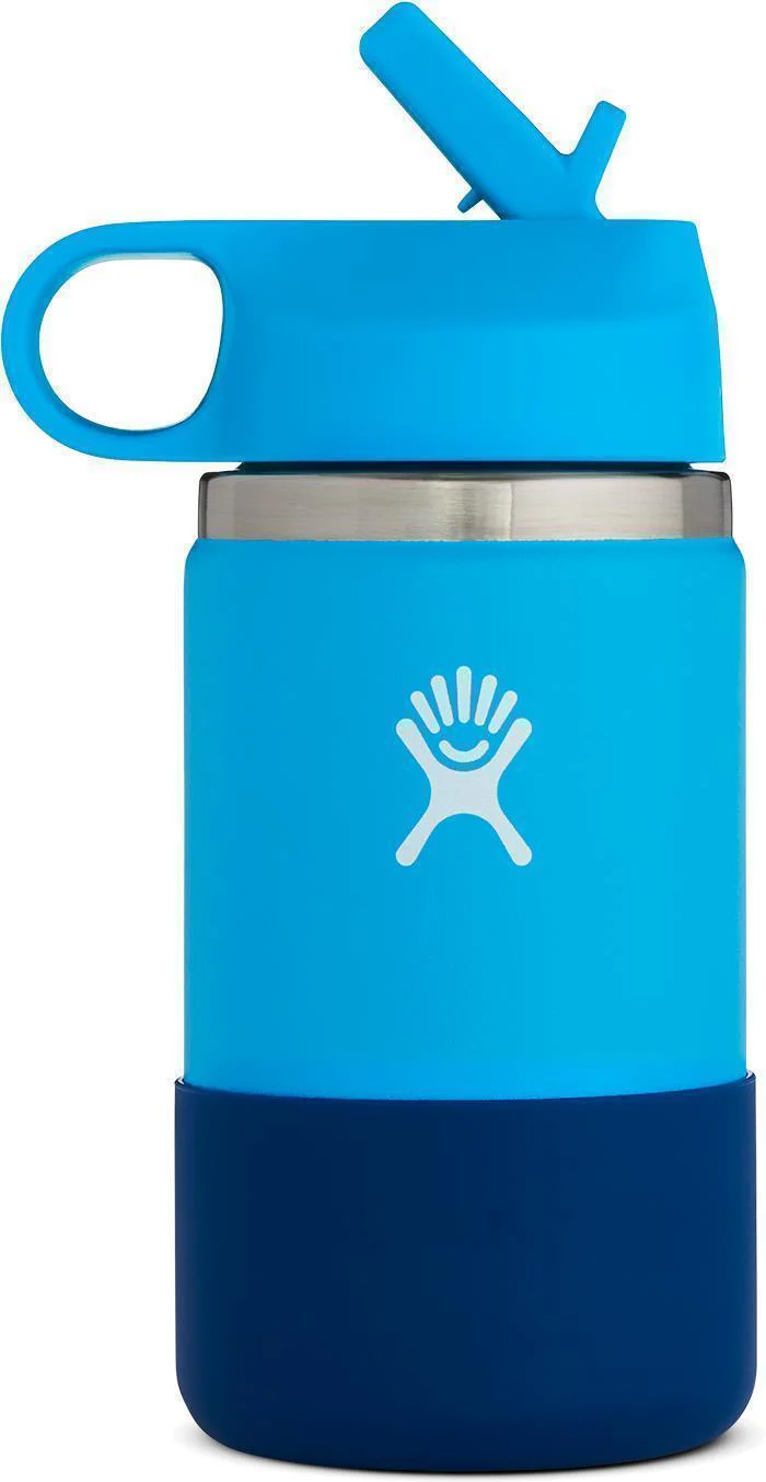 354ml / 12oz Wide Mouth w/ Straw Lid & Boot - Kids - Image 3