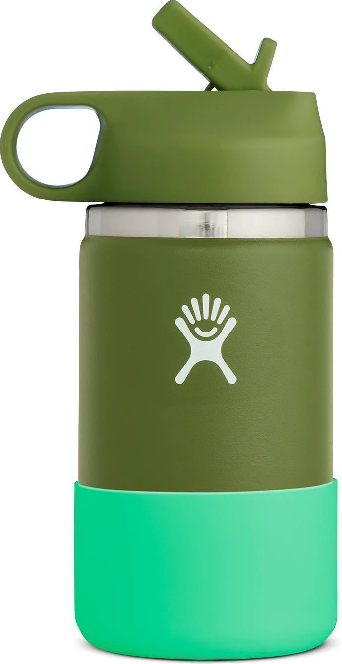 354ml / 12oz Wide Mouth w/ Straw Lid & Boot - Kids - Image 4