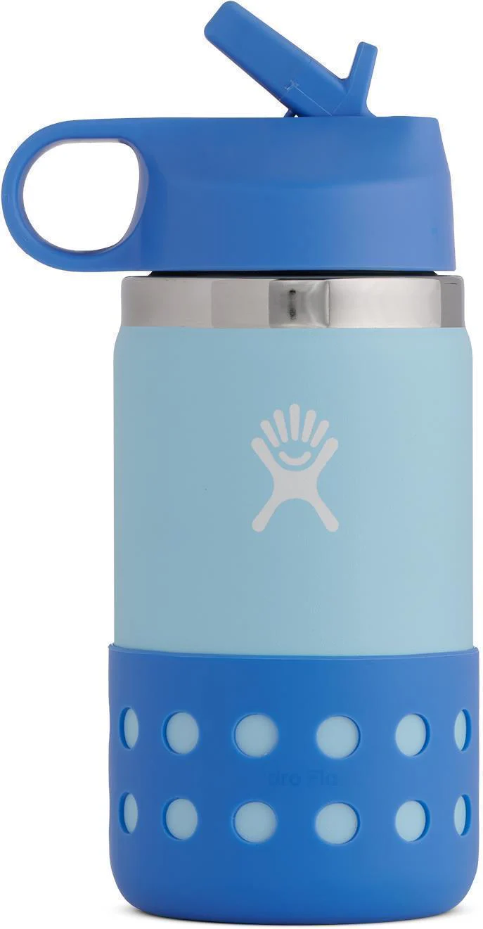 354ml / 12oz Wide Mouth w/ Straw Lid & Boot - Kids - Image 6