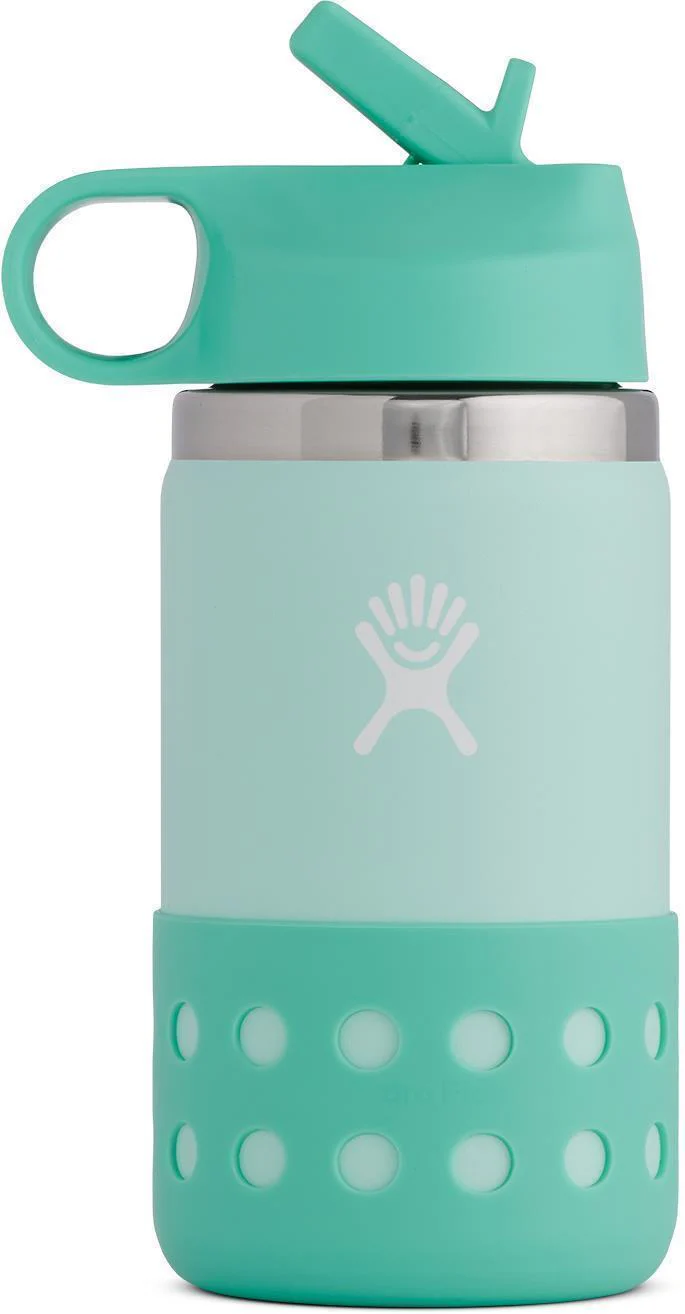 354ml / 12oz Wide Mouth w/ Straw Lid & Boot - Kids - Image 7