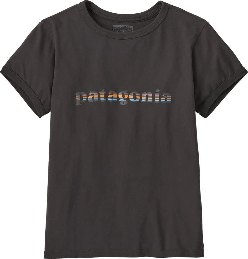 `73 Text Logo Organic Ringer SS Tee - Womens - Image 5