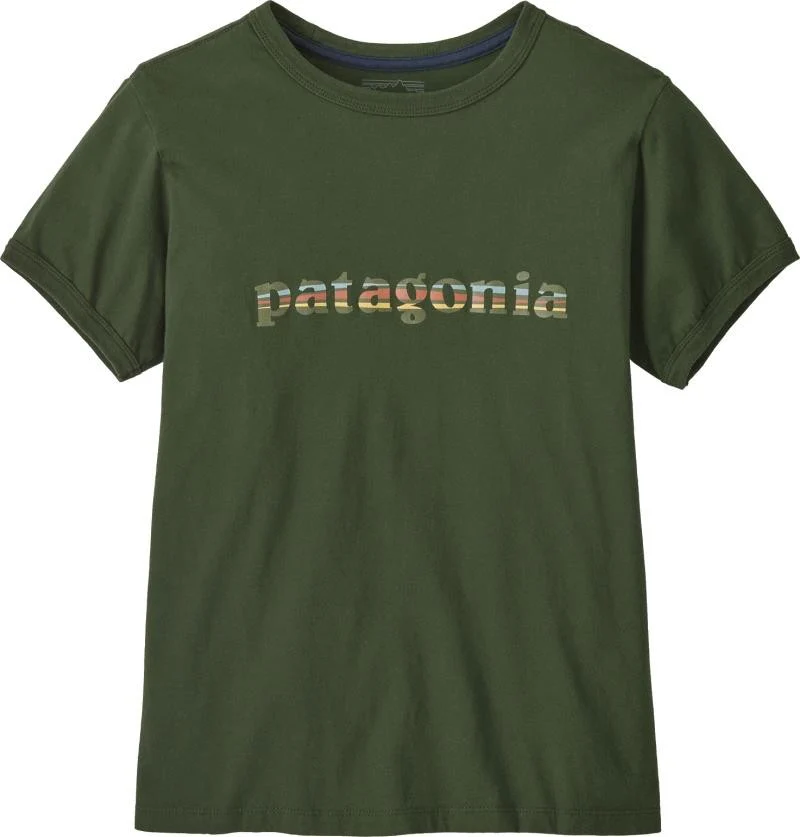 `73 Text Logo Organic Ringer SS Tee - Womens - Image 6