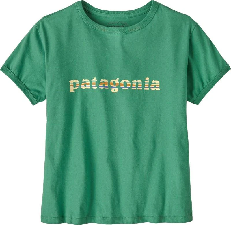 `73 Text Logo Organic Ringer SS Tee - Womens - Image 9