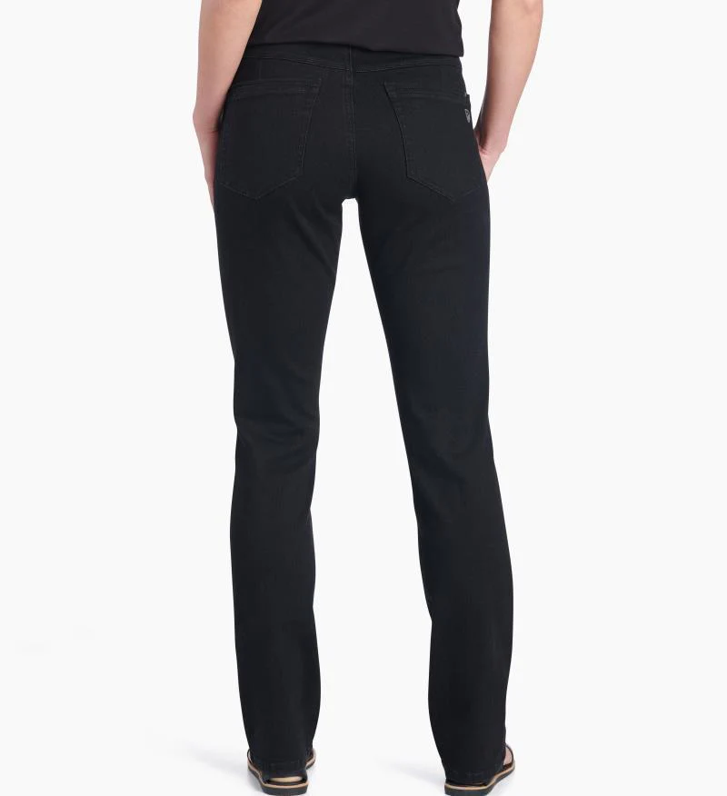 9" Kontour Flex Denim Straight Pants, Reg - Womens - Image 2