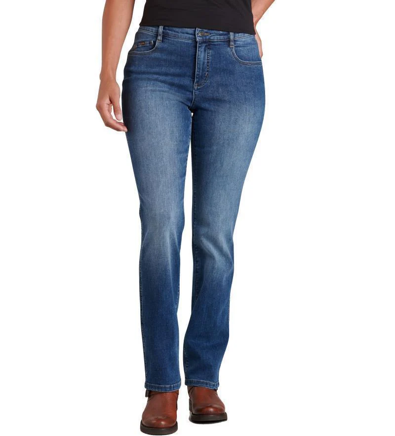9" Kontour Flex Denim Straight Pants, Reg - Womens - Image 7
