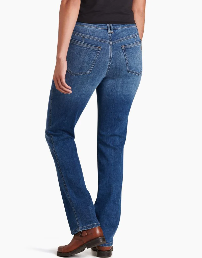 9" Kontour Flex Denim Straight Pants, Reg - Womens - Image 8