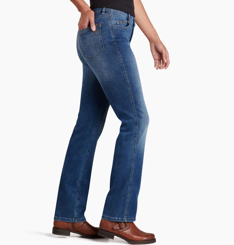 9" Kontour Flex Denim Straight Pants, Reg - Womens - Image 9