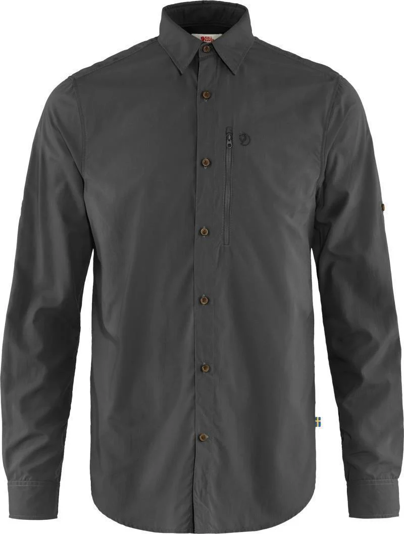 Abisko Hike LS Shirt - Solid - Mens - Image 9