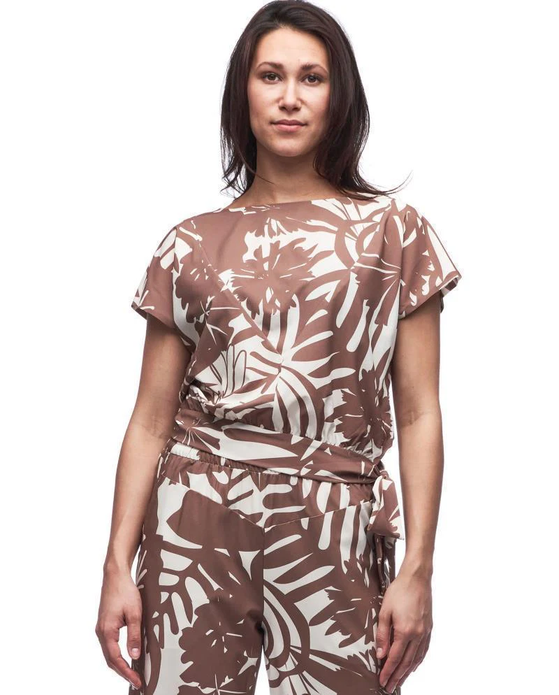 Aleste Cropped Shirt - Womens - Image 7