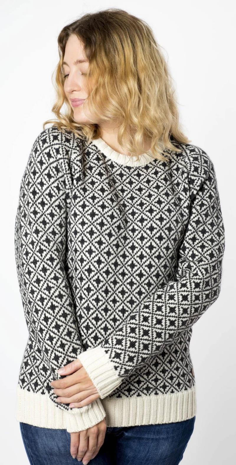 Alma Round Neck Sweater, 100% Merino - Womens - Image 2