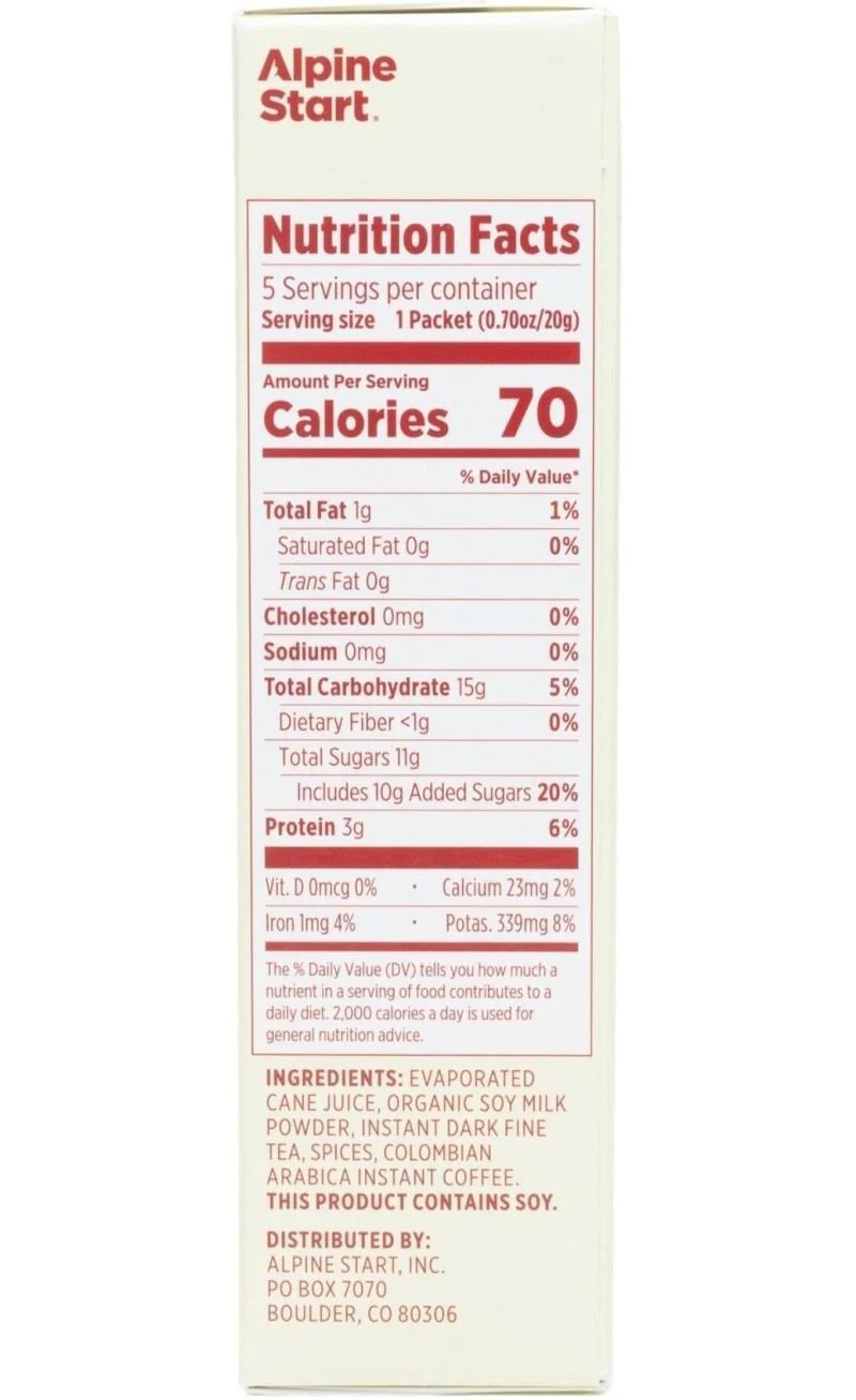 Alpine Start - Dirty Chai Latte - 5 Pack - Image 4