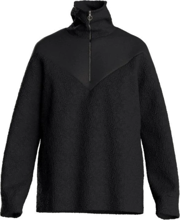 Alta Shearling Zip Up Sweater - Womens - Image 3
