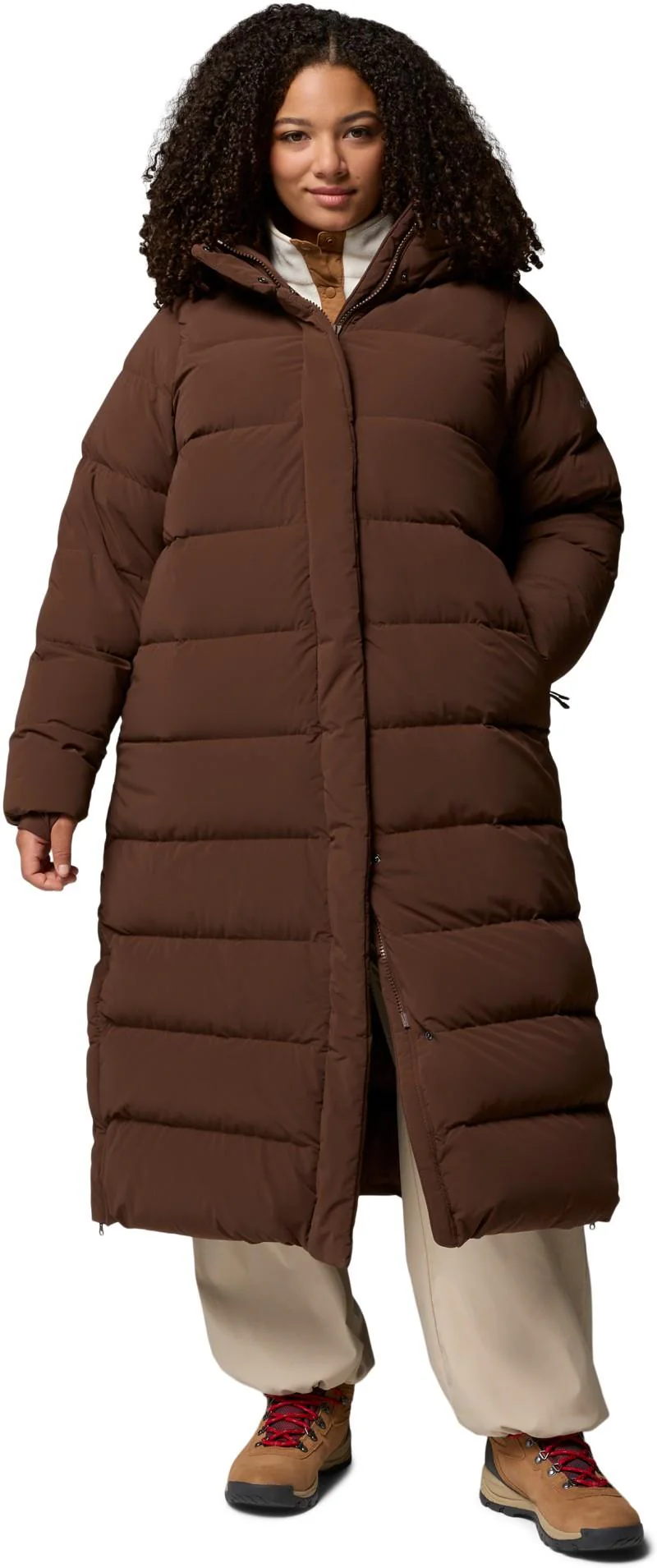 Amaze Puff Long Hooded Jacket, Extended - Womens - Image 12