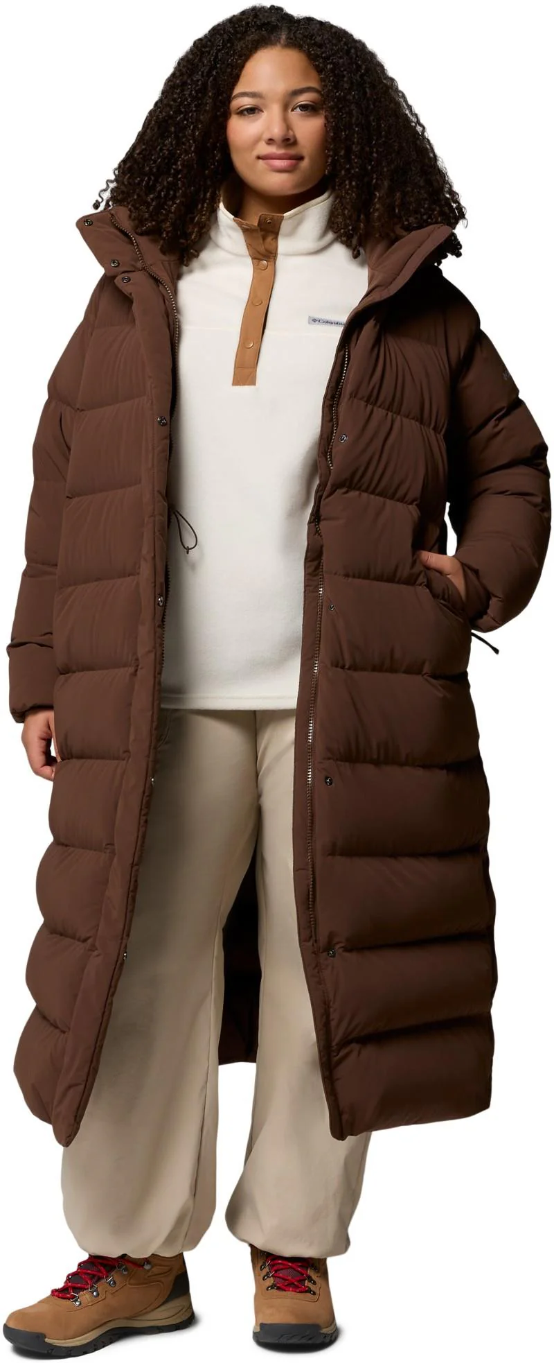 Amaze Puff Long Hooded Jacket, Extended - Womens - Image 14