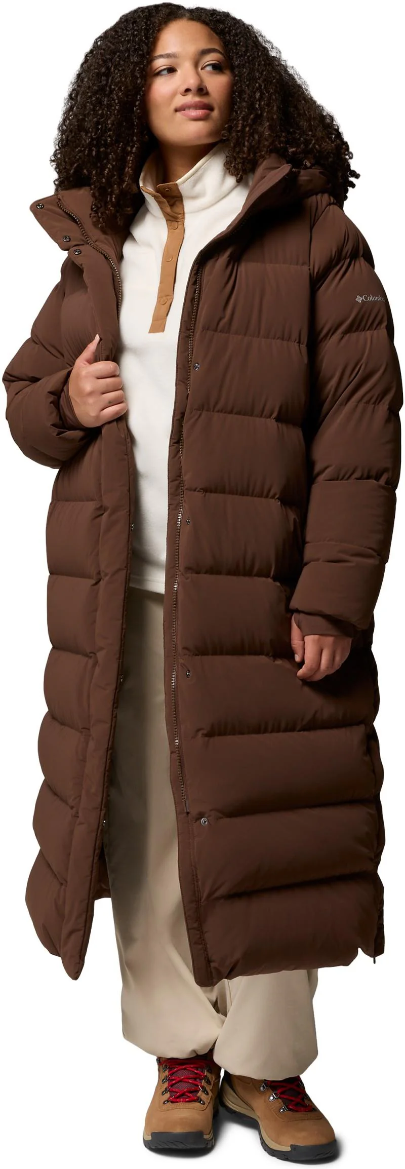 Amaze Puff Long Hooded Jacket, Extended - Womens - Image 15