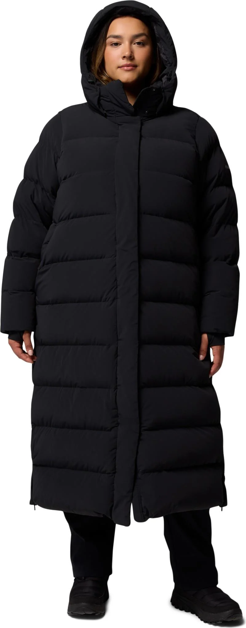 Amaze Puff Long Hooded Jacket, Extended - Womens - Image 7