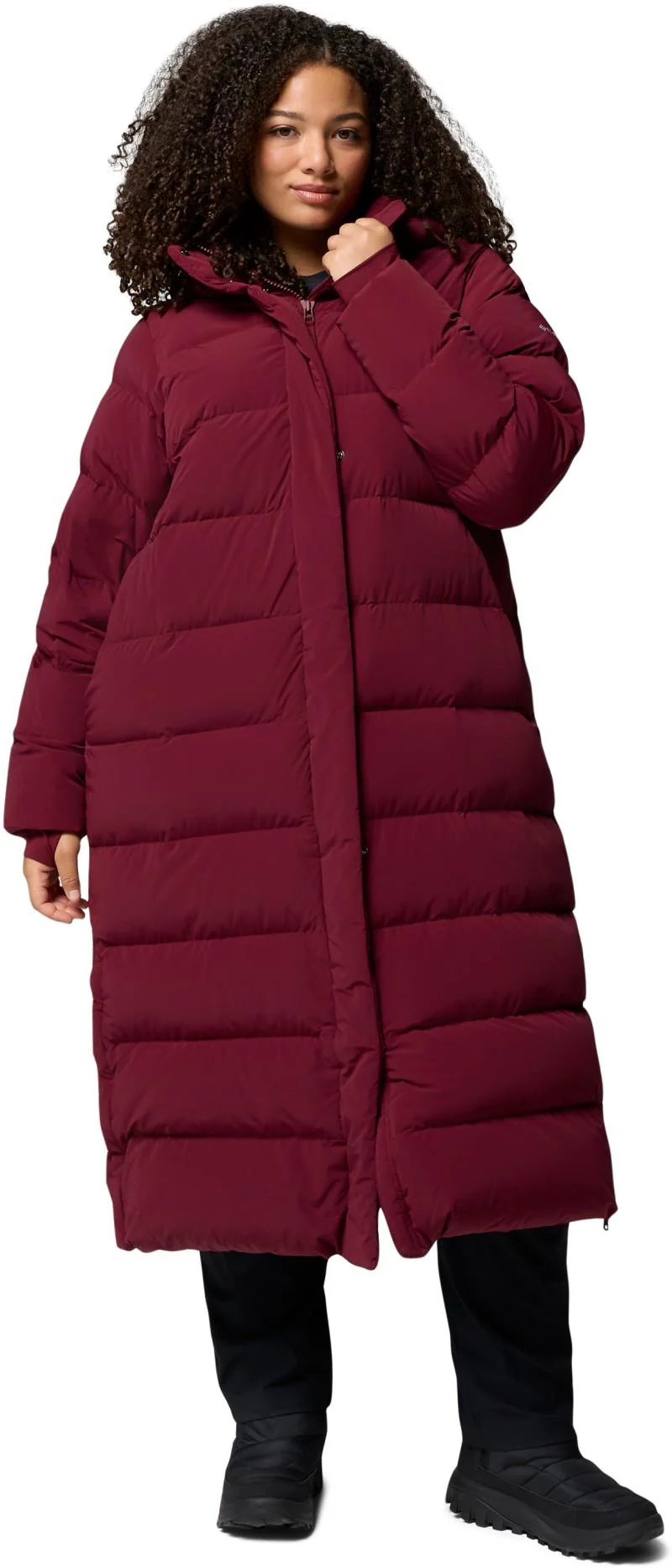 Amaze Puff Long Hooded Jacket, Extended - Womens - Image 8
