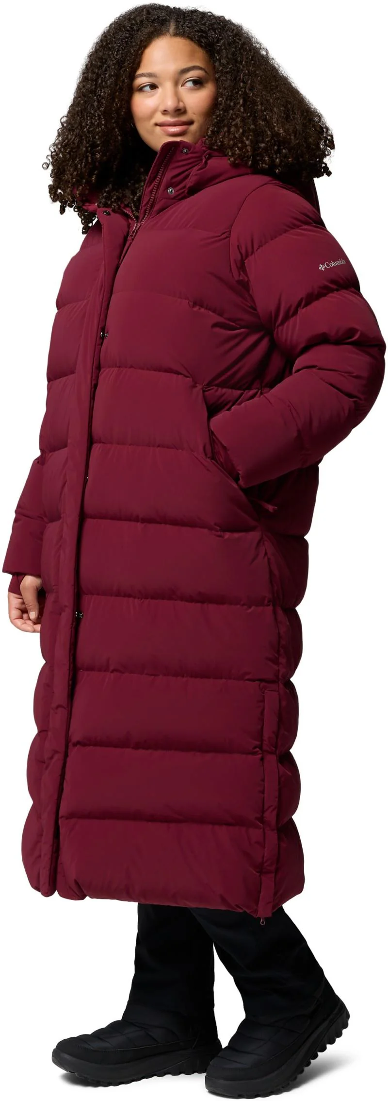 Amaze Puff Long Hooded Jacket, Extended - Womens - Image 9