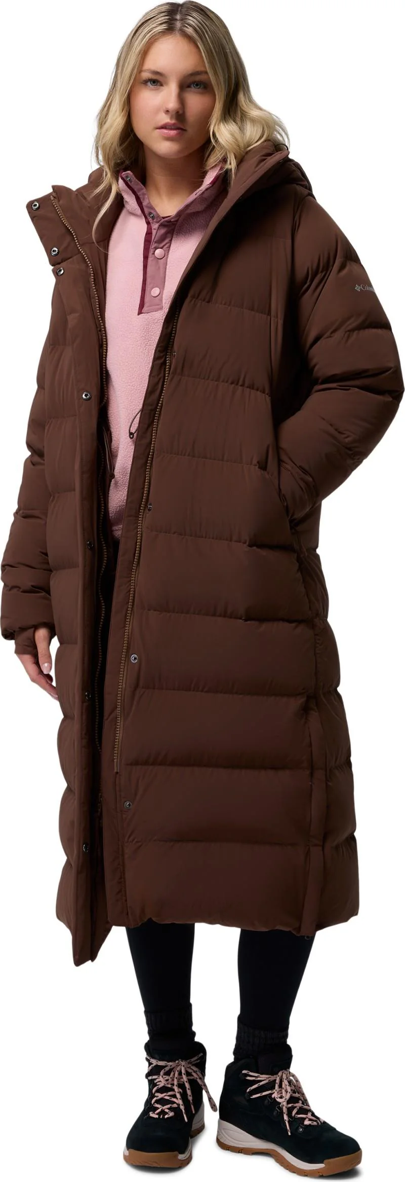 Amaze Puff Long Hooded Jacket - Womens - Image 10