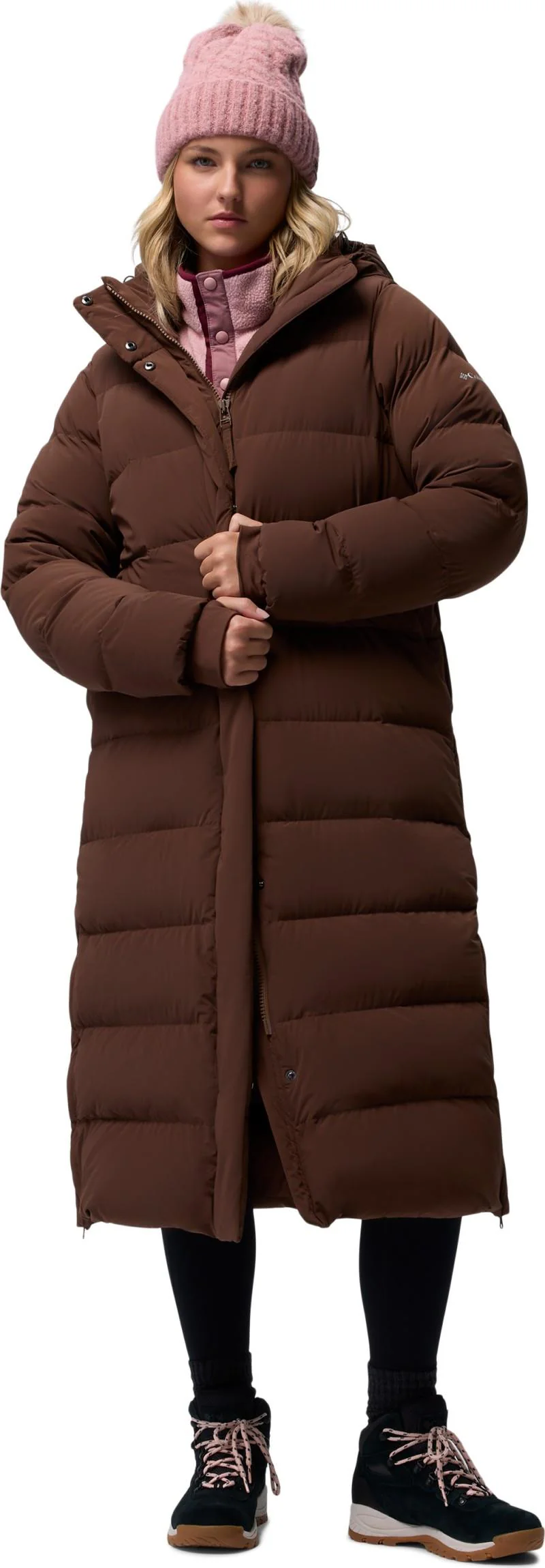 Amaze Puff Long Hooded Jacket - Womens - Image 11
