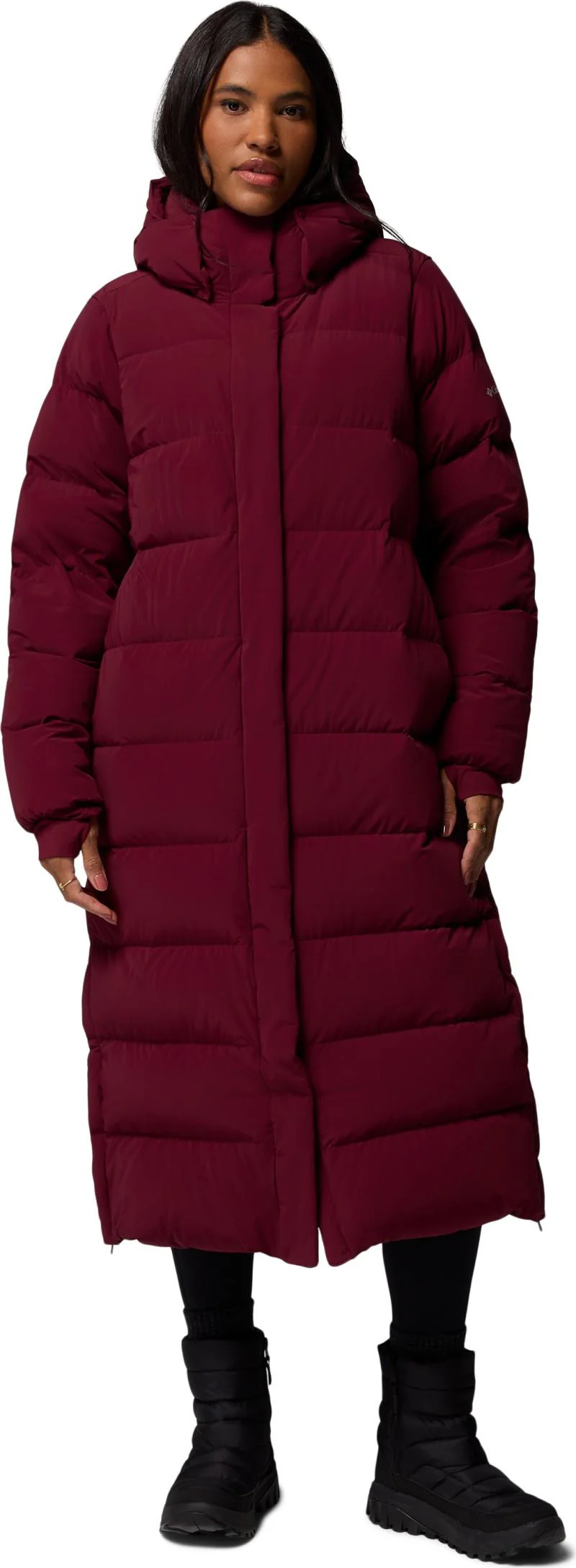 Amaze Puff Long Hooded Jacket - Womens - Image 12