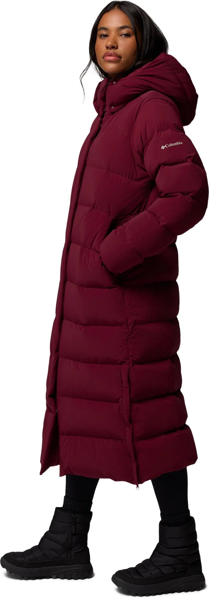 Amaze Puff Long Hooded Jacket - Womens - Image 13