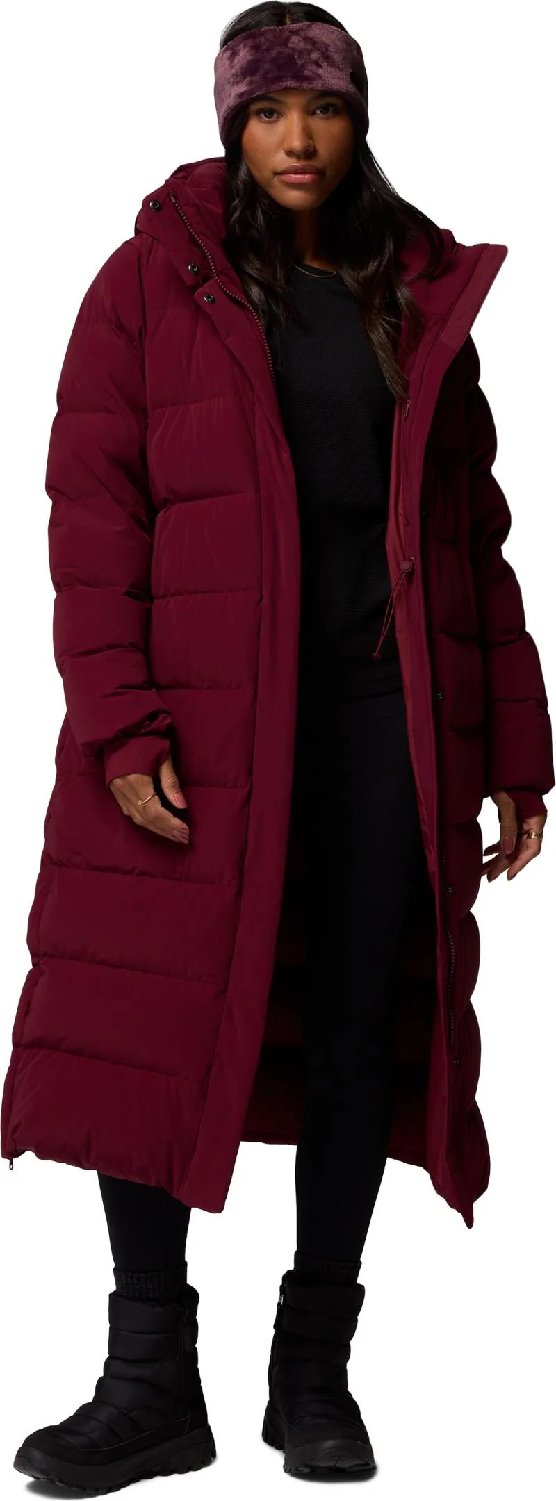 Amaze Puff Long Hooded Jacket - Womens - Image 16