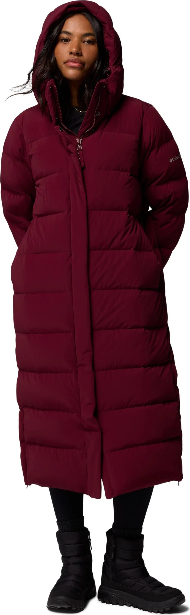 Amaze Puff Long Hooded Jacket - Womens - Image 17