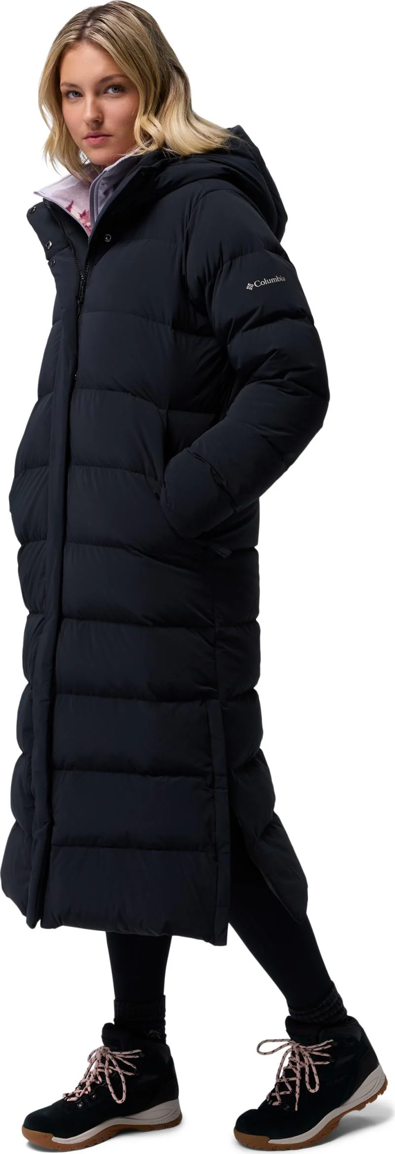 Amaze Puff Long Hooded Jacket - Womens - Image 2