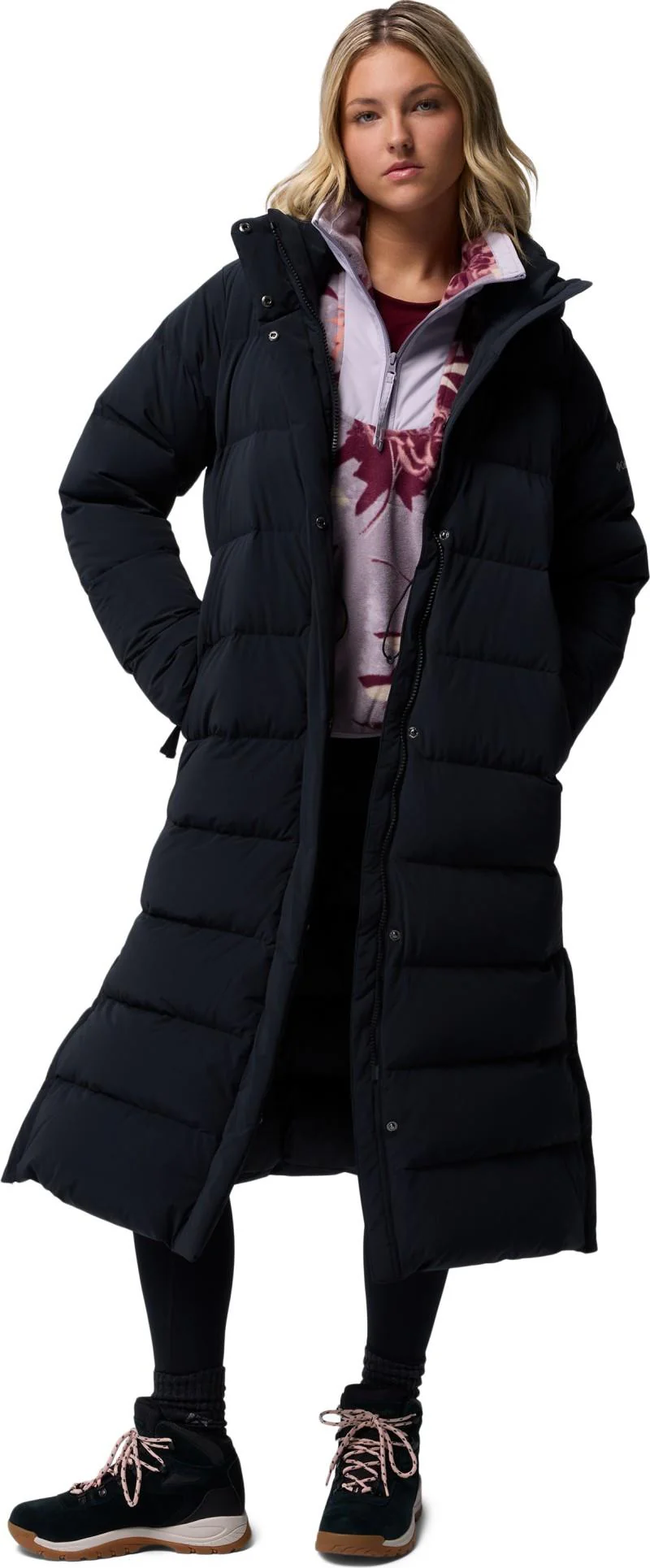 Amaze Puff Long Hooded Jacket - Womens - Image 3