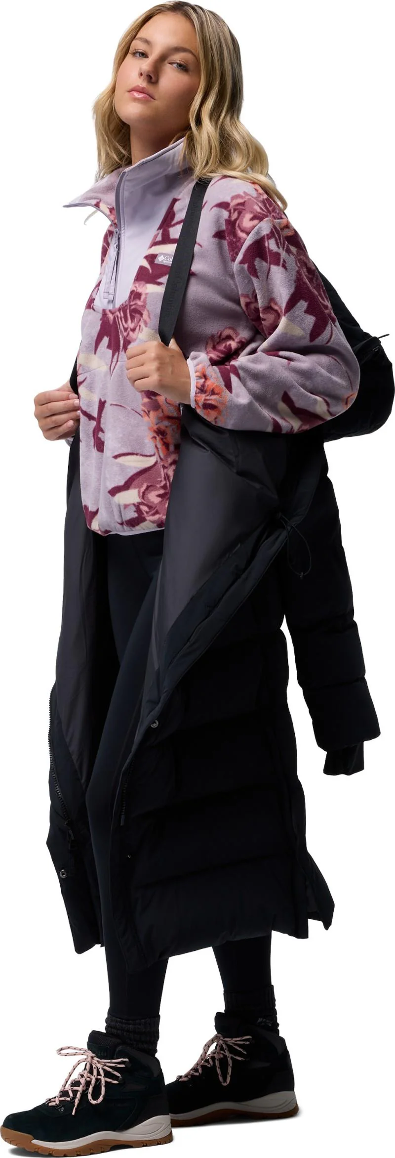 Amaze Puff Long Hooded Jacket - Womens - Image 6